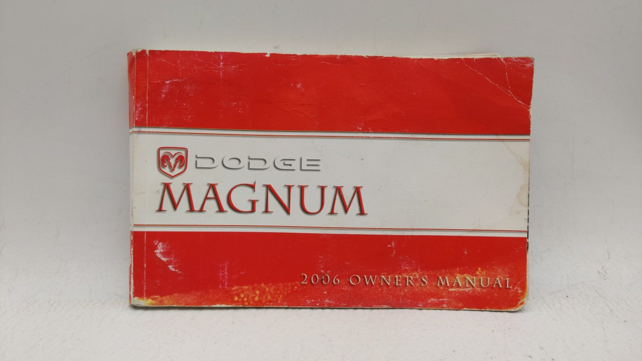 2006 Dodge Magnum Owners Manual Book Guide OEM Used Auto Parts - Oemusedautoparts1.com