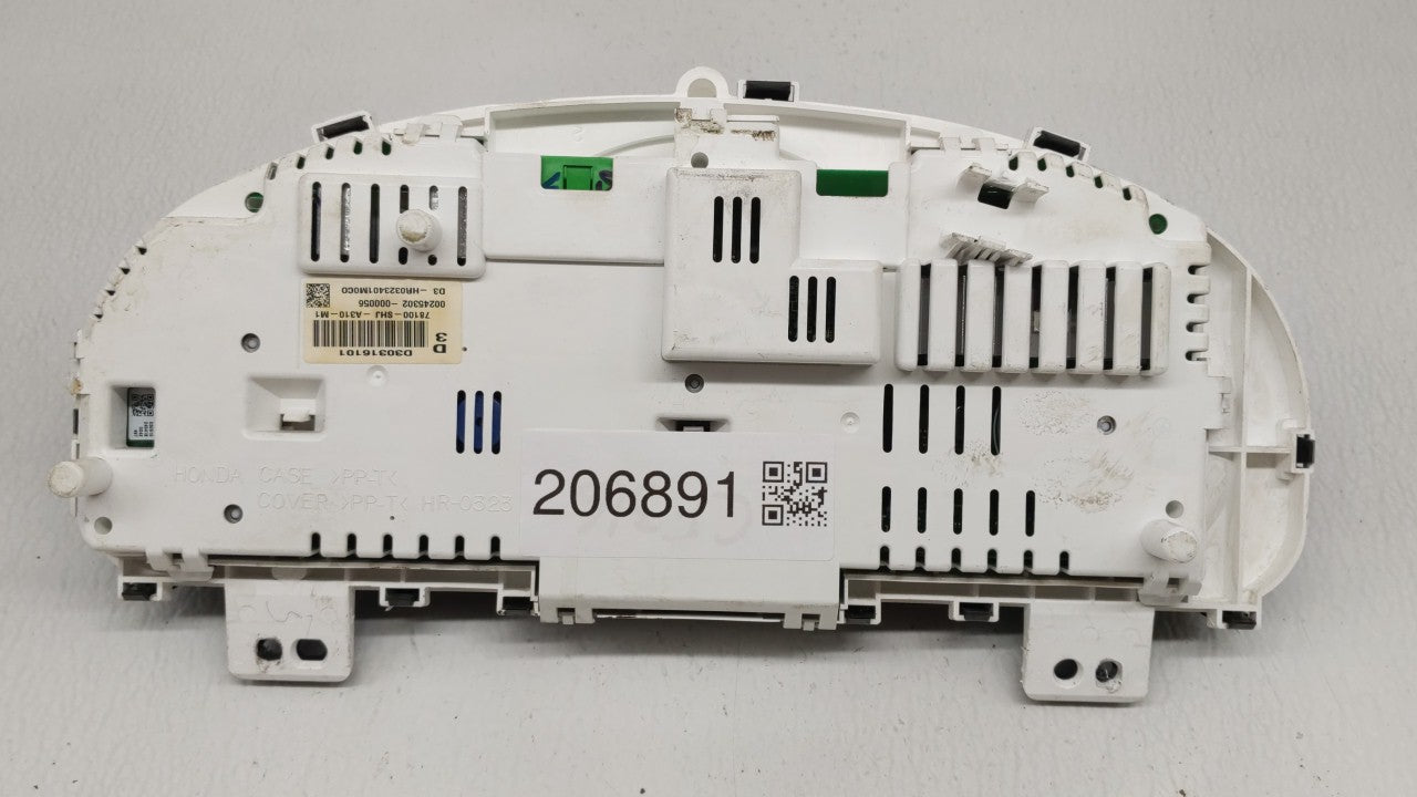 2009-2010 Honda Odyssey Instrument Cluster Speedometer Gauges P/N:78100-SHJ-A310-M1 Fits 2009 2010 OEM Used Auto Parts - Oemusedautoparts1.com