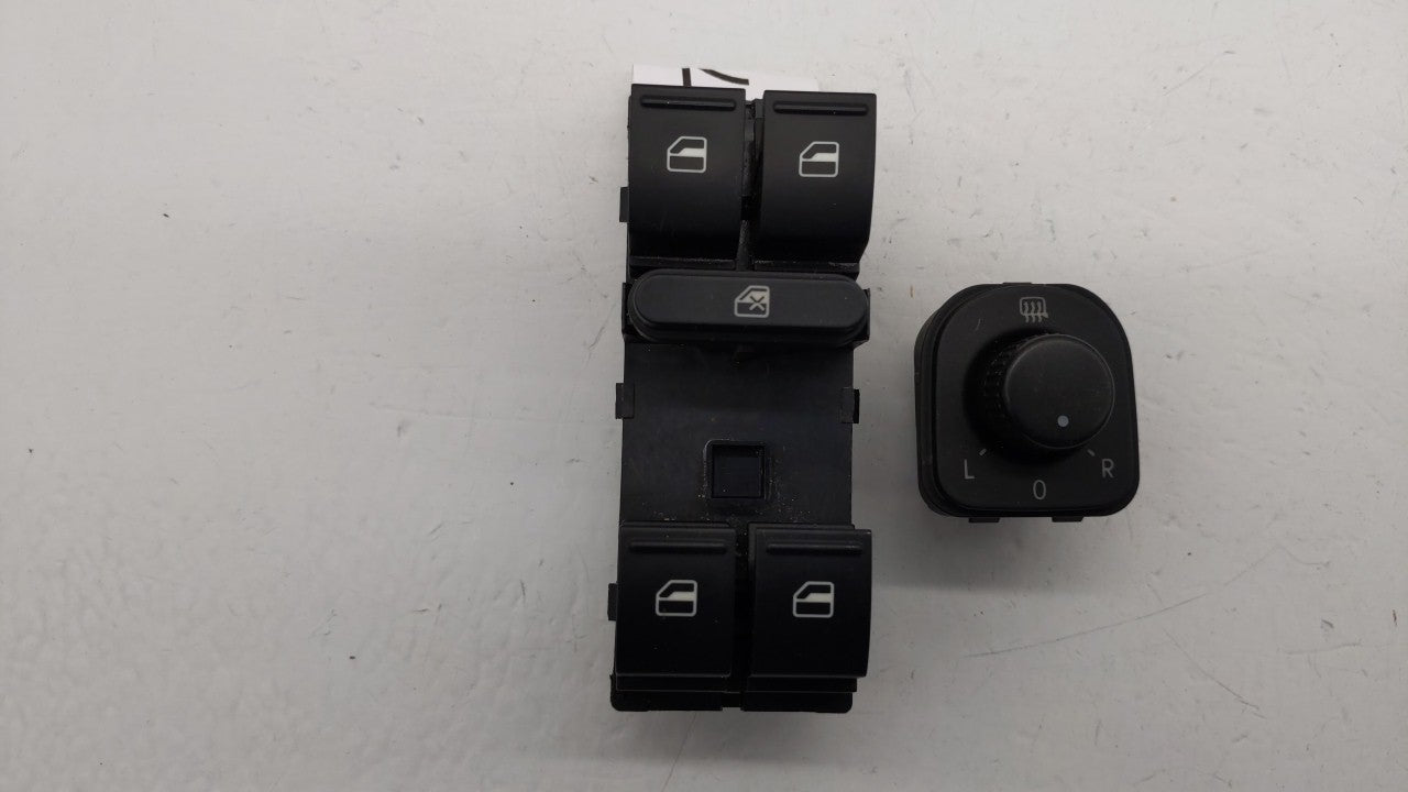 2006-2012 Volkswagen Passat Master Power Window Switch Replacement Driver Side Left P/N:3C1867171B 1K4 959 857 B Fits OEM Used Auto Parts - Oemusedautoparts1.com