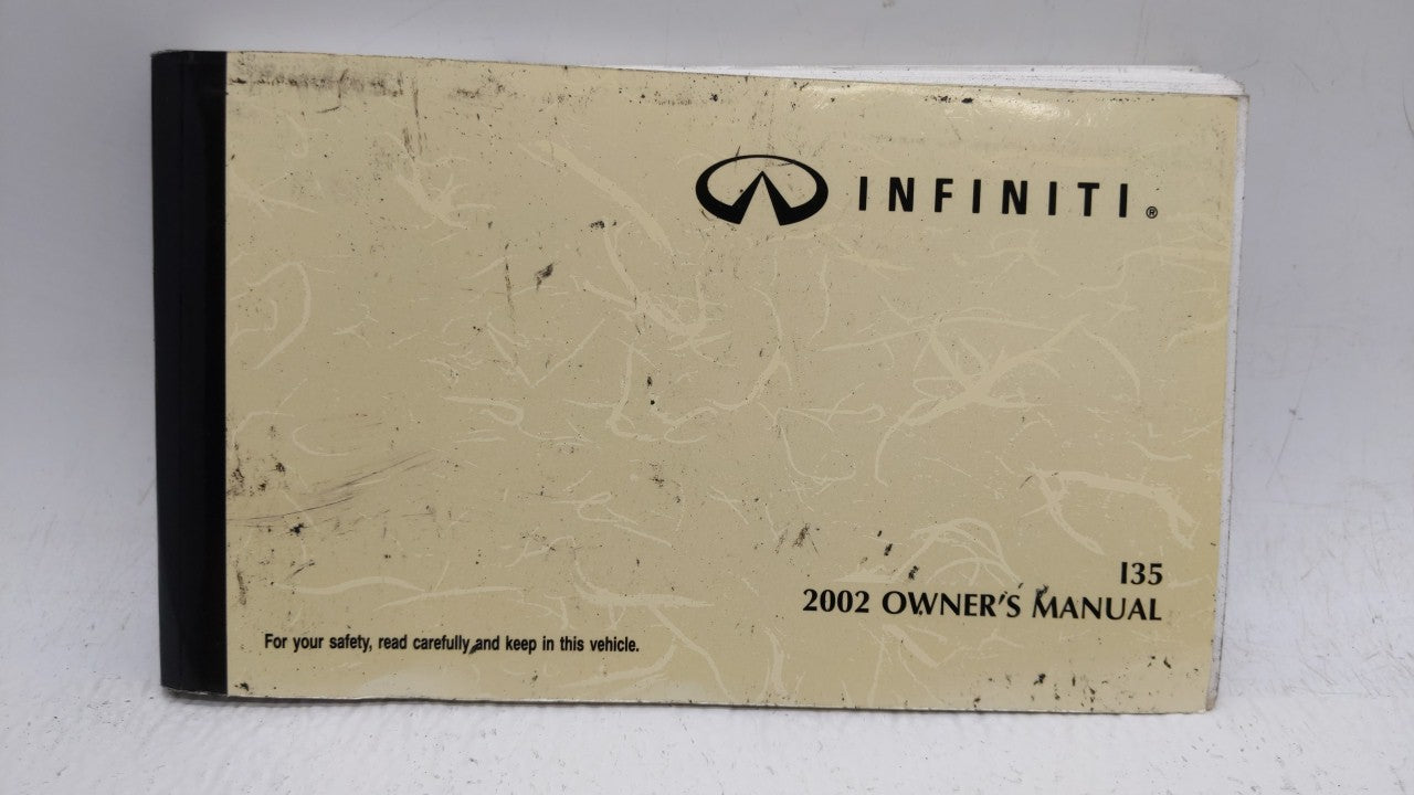2002 Infiniti I35 Owners Manual Book Guide OEM Used Auto Parts - Oemusedautoparts1.com