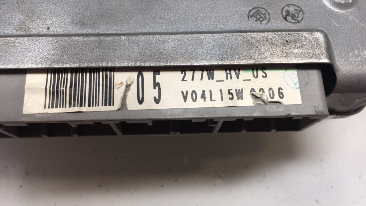 2004 Toyota Prius PCM Engine Computer ECU ECM PCU OEM P/N:89981-47122 Fits OEM Used Auto Parts - Oemusedautoparts1.com