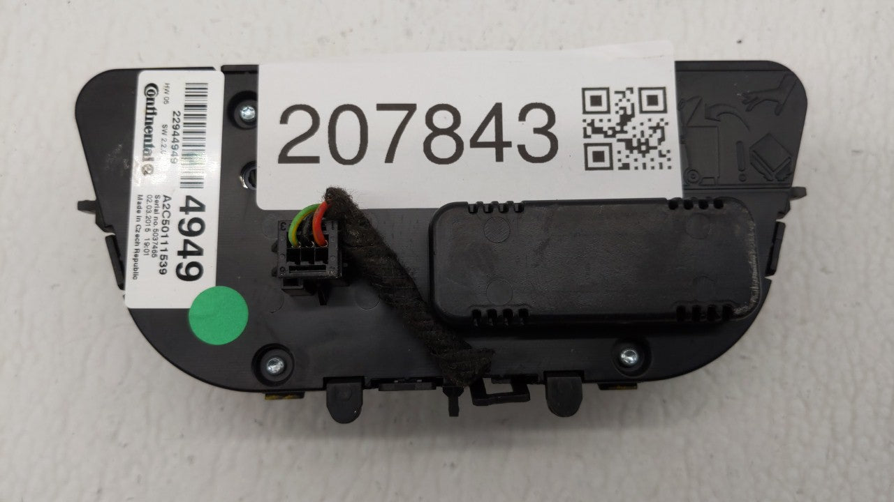 2013-2016 Buick Encore Climate Control Module Temperature AC/Heater Replacement P/N:22944949 22944943 Fits OEM Used Auto Parts - Oemusedautoparts1.com