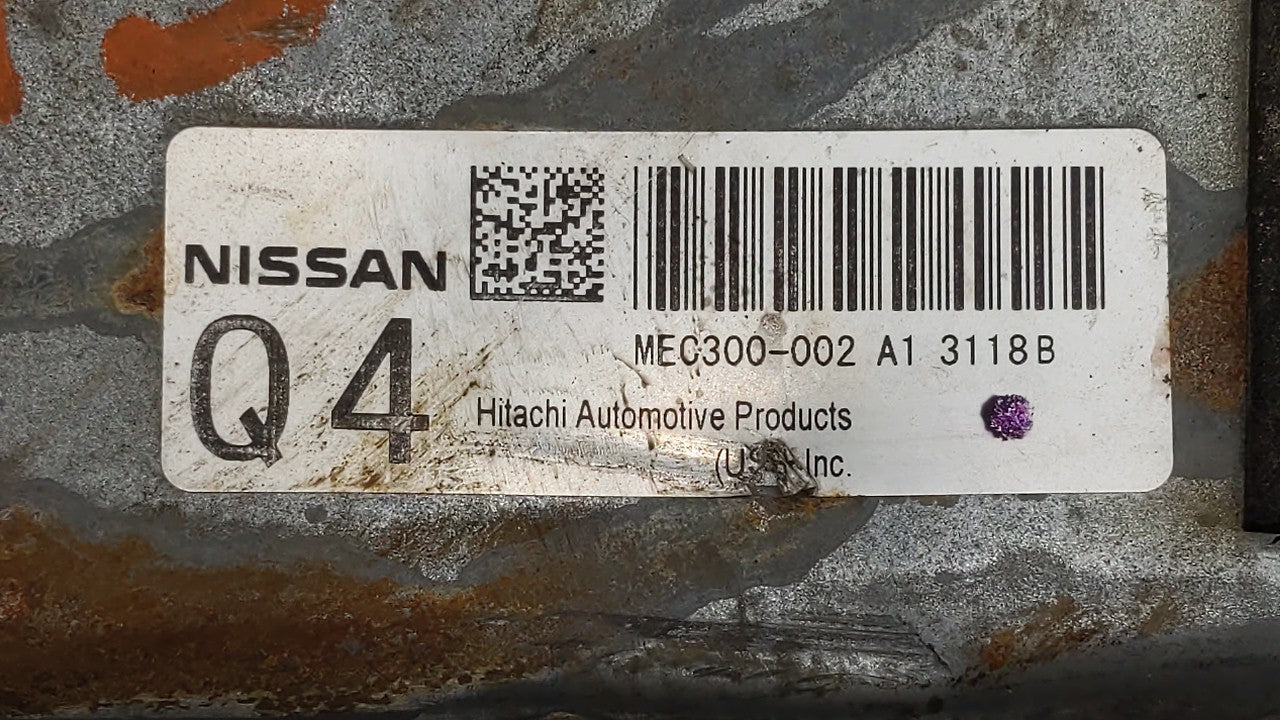 2013-2014 Nissan Altima PCM Engine Computer ECU ECM PCU OEM P/N:MEC300-040 D1 MEC300-001 A1 Fits 2013 2014 OEM Used Auto Parts - Oemusedautoparts1.com