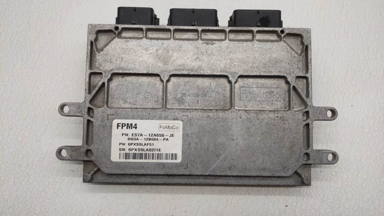 2014 Ford Fusion PCM Engine Computer ECU ECM PCU OEM P/N:ES7A-12A650-GF ES7A-12A650-JF Fits 2015 2016 OEM Used Auto Parts - Oemusedautoparts1.com