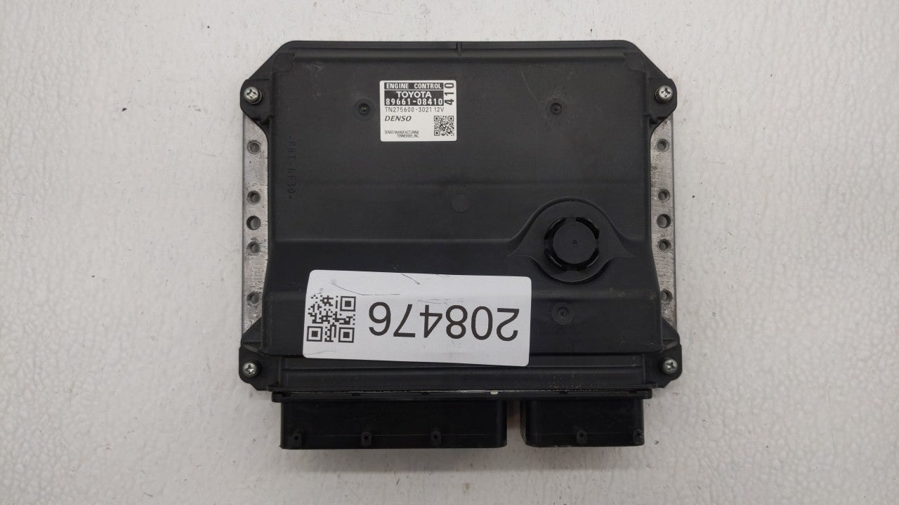 2015 Toyota Sienna PCM Engine Computer ECU ECM PCU OEM P/N:89661-08410 Fits 2016 OEM Used Auto Parts - Oemusedautoparts1.com