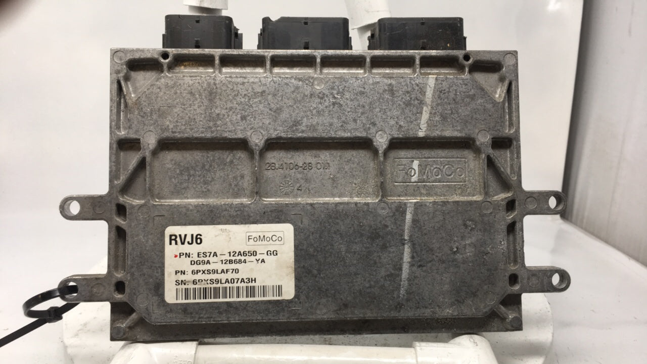 2014 Ford Fusion PCM Engine Computer ECU ECM PCU OEM P/N:ES7A-12A650-GG Fits OEM Used Auto Parts - Oemusedautoparts1.com