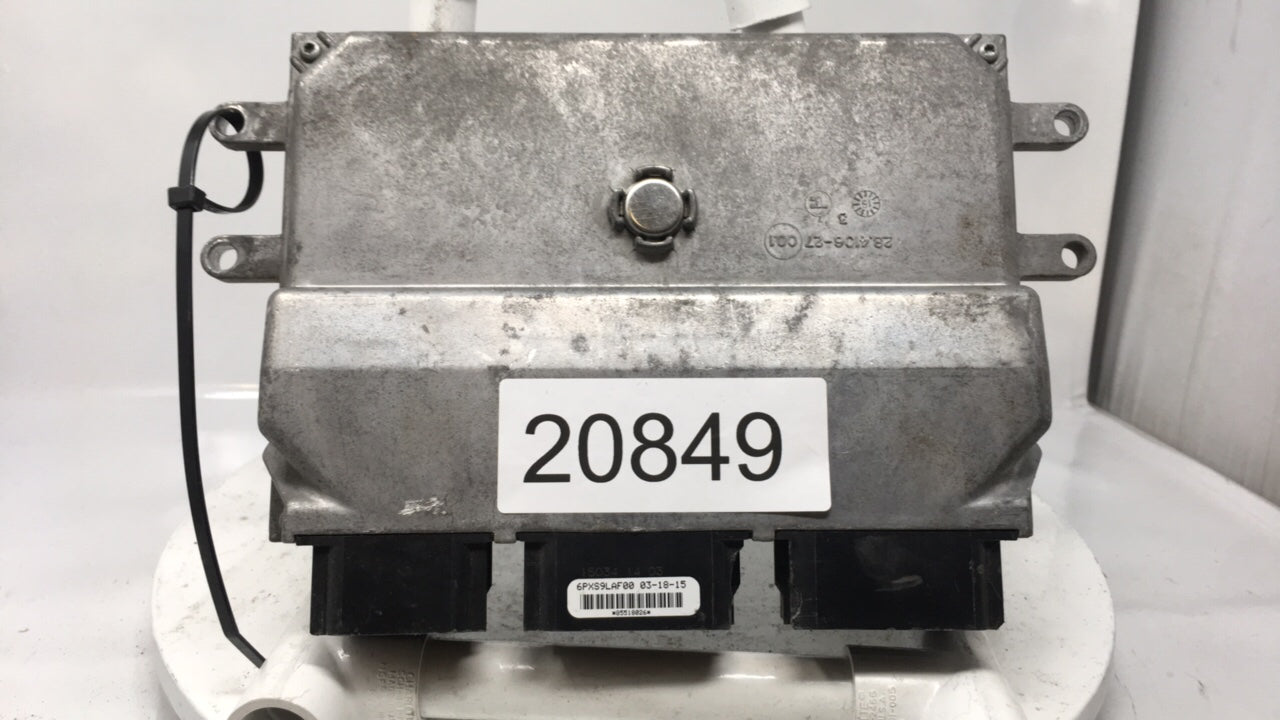 2014 Ford Fusion PCM Engine Computer ECU ECM PCU OEM P/N:ES7A-12A650-GG Fits OEM Used Auto Parts - Oemusedautoparts1.com