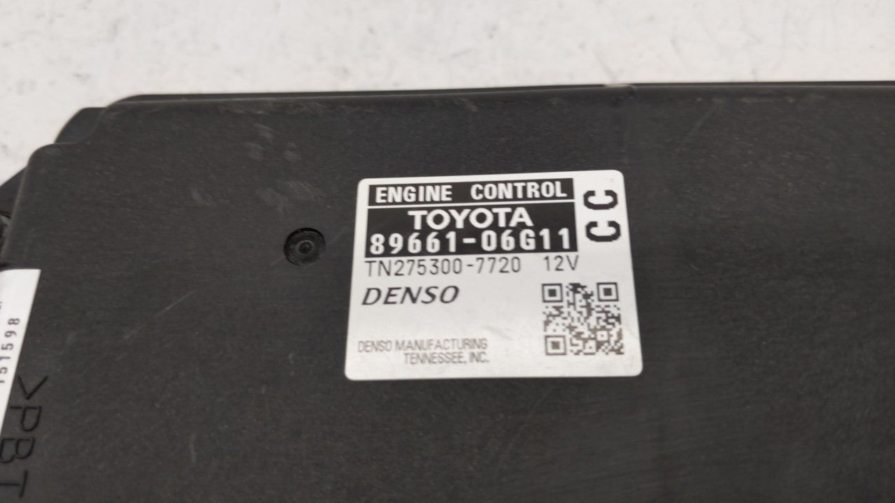 2008-2009 Toyota Camry PCM Engine Computer ECU ECM PCU OEM P/N:89661-06G10 89661-06G11 Fits 2008 2009 OEM Used Auto Parts - Oemusedautoparts1.com