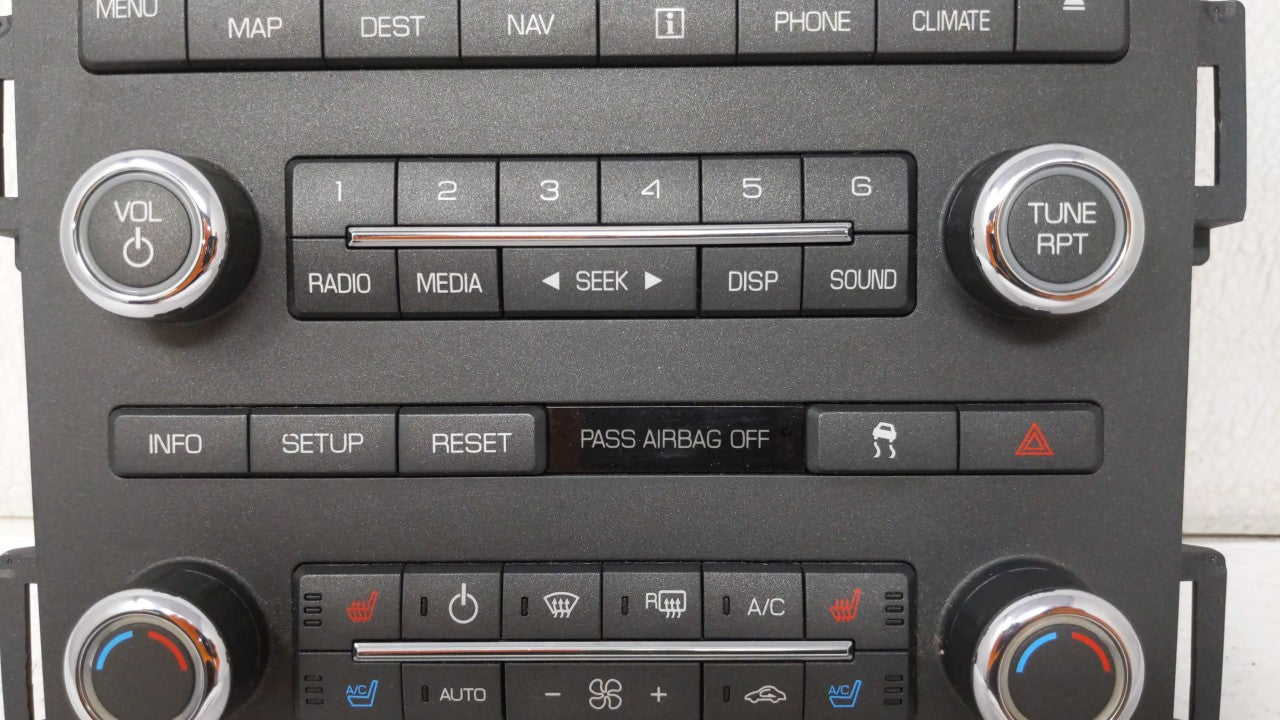 2010-2010 Lincoln Mks Radio Control Panel - Oemusedautoparts1.com