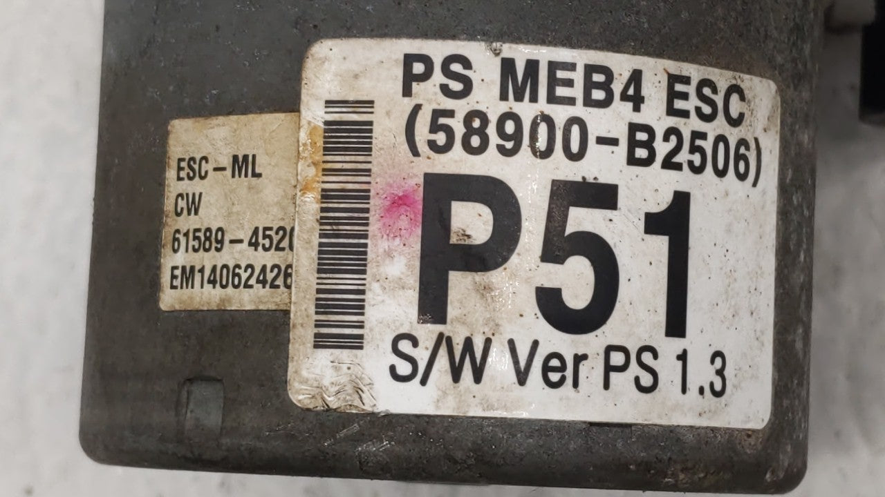 2014-2015 Kia Soul ABS Pump Control Module Replacement P/N:58900-B2506 58929-B2506 Fits 2014 2015 OEM Used Auto Parts - Oemusedautoparts1.com