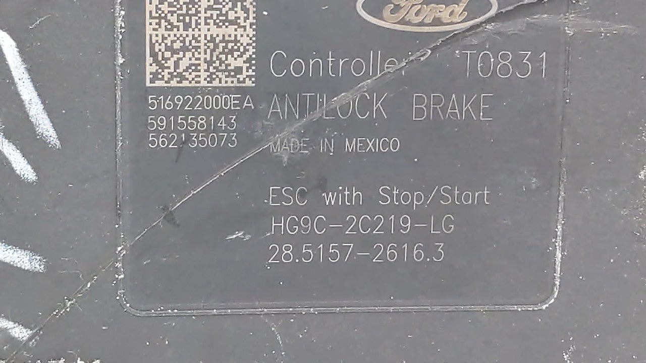 2017-2018 Ford Fusion ABS Pump Control Module Replacement P/N:HG9C-2B373-BG HG9C-2C219-LG Fits 2017 2018 OEM Used Auto Parts - Oemusedautoparts1.com