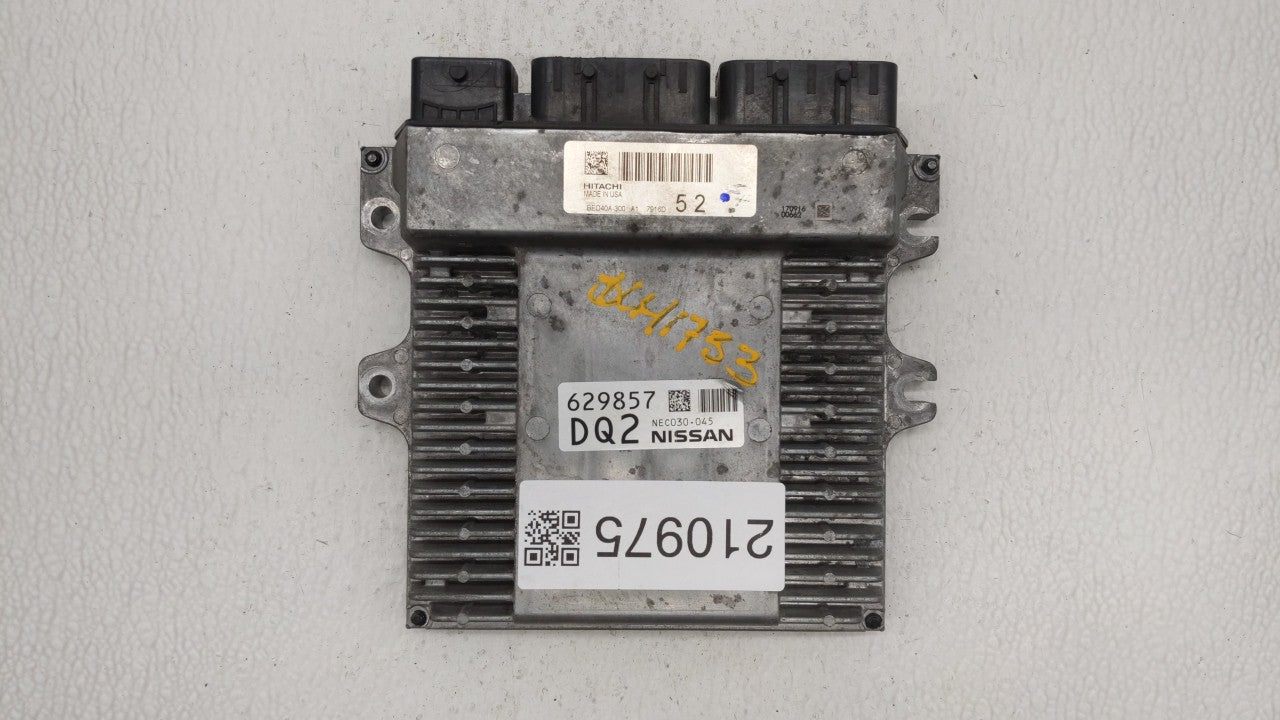 2018-2019 Nissan Pathfinder PCM Engine Computer ECU ECM PCU OEM P/N:237F0 9PJ1A BED40A-300 Fits 2018 2019 OEM Used Auto Parts - Oemusedautoparts1.com