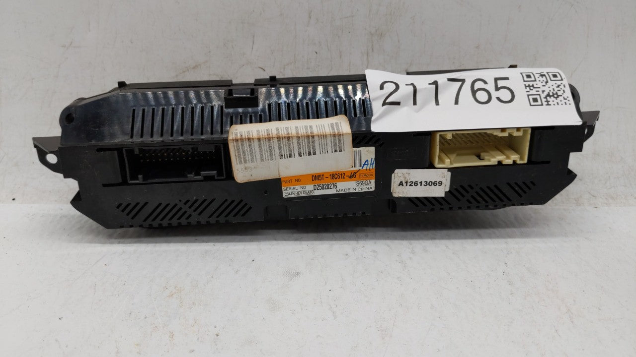 2013-2016 Ford C-Max Climate Control Module Temperature AC/Heater Replacement P/N:DM5T-18C612-AE DM5T-18C612-AG Fits OEM Used Auto Parts - Oemusedautoparts1.com