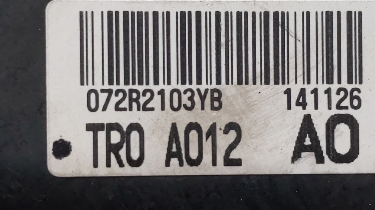 2012-2015 Honda Civic Fusebox Fuse Box Panel Relay Module P/N:TR0 A012 A0 Fits 2012 2013 2014 2015 OEM Used Auto Parts - Oemusedautoparts1.com