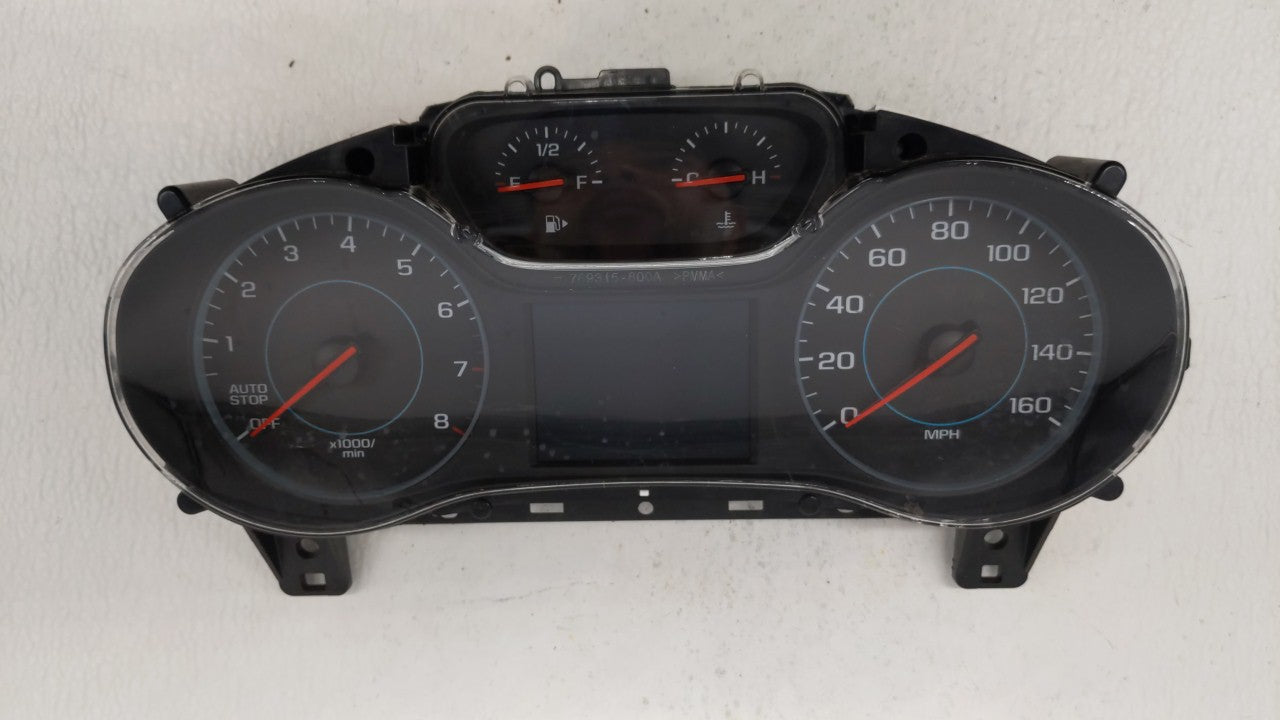 2017-2018 Chevrolet Cruze Instrument Cluster Speedometer Gauges P/N:39084636 Fits 2017 2018 OEM Used Auto Parts - Oemusedautoparts1.com