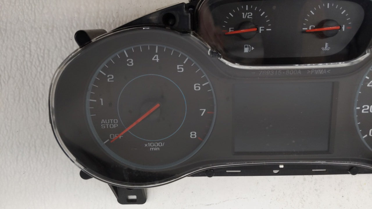 2017-2018 Chevrolet Cruze Instrument Cluster Speedometer Gauges P/N:39084636 Fits 2017 2018 OEM Used Auto Parts - Oemusedautoparts1.com