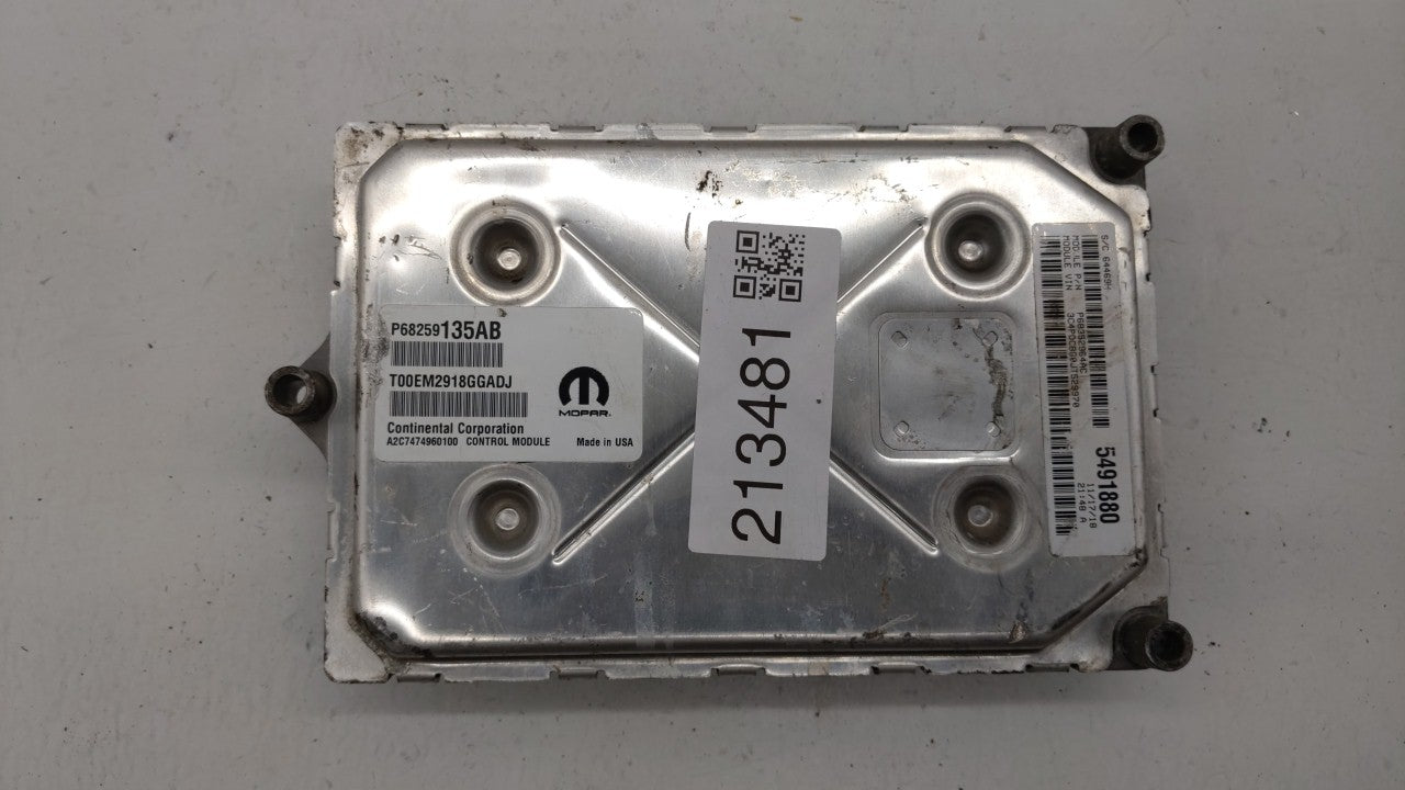 2016-2017 Dodge Journey Engine Computer Ecu Pcm Ecm Pcu Oem 213481 - Oemusedautoparts1.com