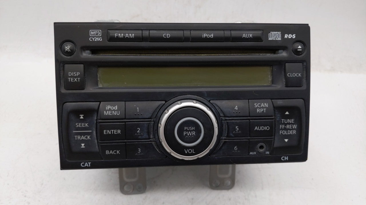 2011-2015 Nissan Rogue Radio AM FM Cd Player Receiver Replacement P/N:28185 1VK1A 28185 1VX2A Fits 2011 2012 2013 2014 2015 OEM Used Auto Parts - Oemusedautoparts1.com