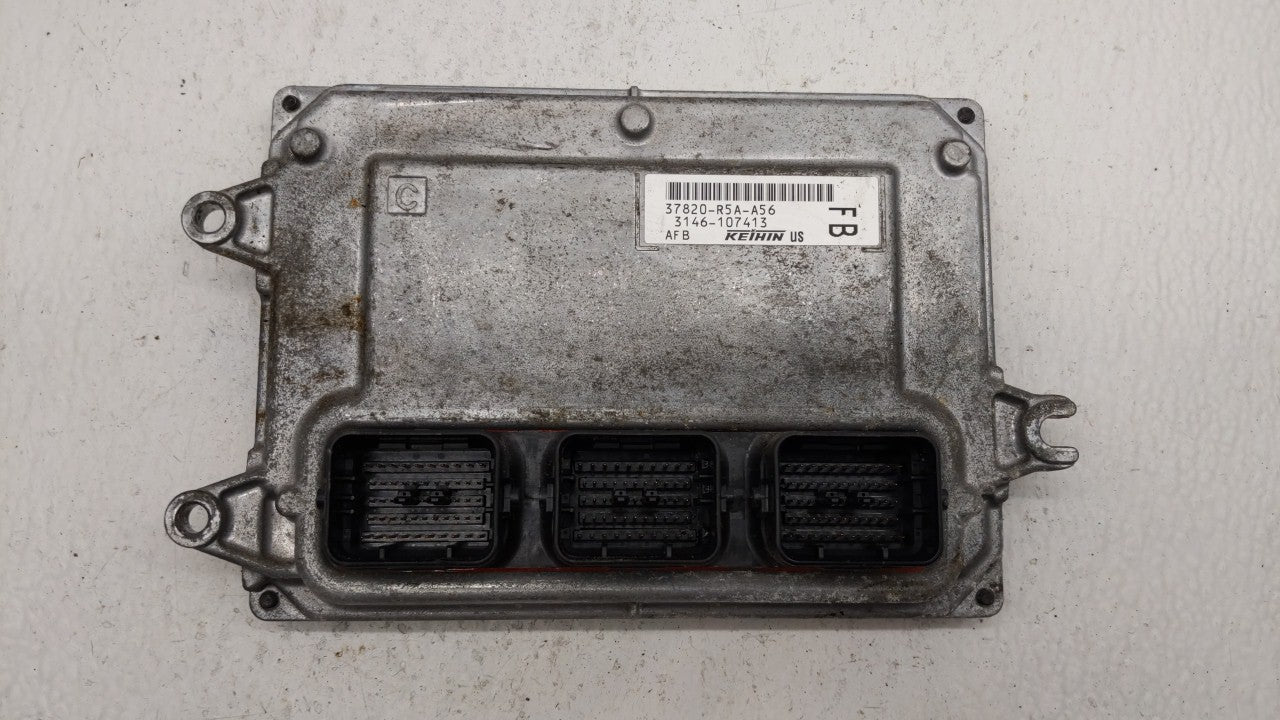 2012-2014 Honda Cr-V PCM Engine Computer ECU ECM PCU OEM P/N:37820-R5A-A56 37820-R5A-A54 Fits 2012 2013 2014 OEM Used Auto Parts - Oemusedautoparts1.com