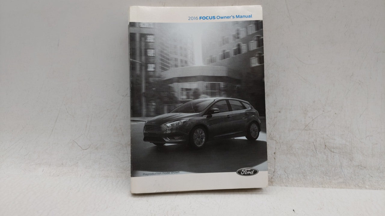 2016 Ford Focus Owners Manual Book Guide OEM Used Auto Parts - Oemusedautoparts1.com