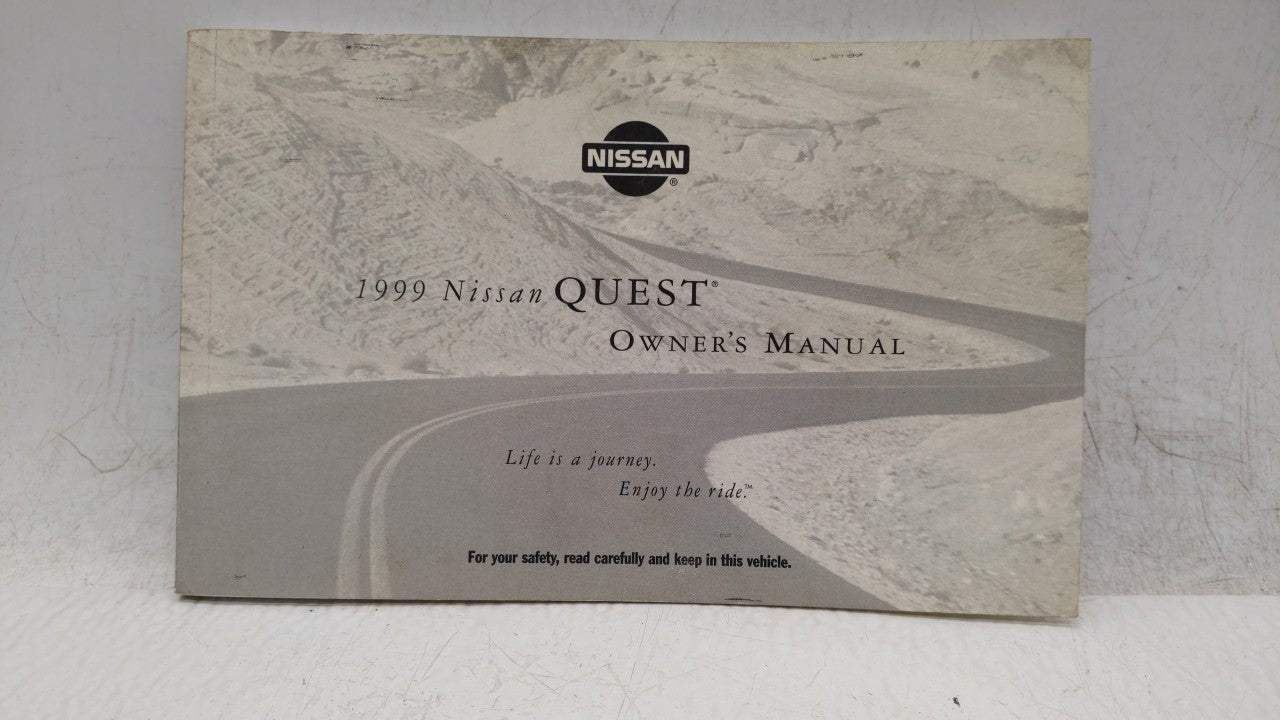 1999 Nissan Quest Owners Manual Book Guide OEM Used Auto Parts - Oemusedautoparts1.com