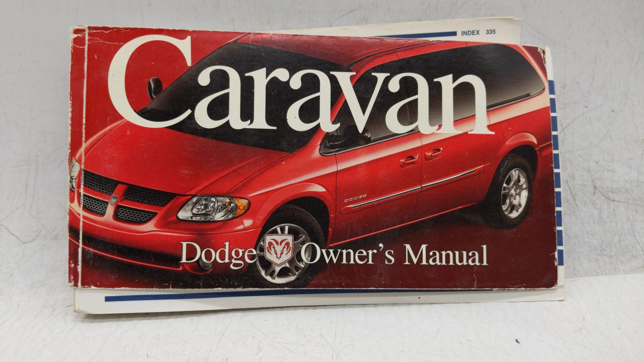 2000 Dodge Caravan Owners Manual Book Guide OEM Used Auto Parts - Oemusedautoparts1.com