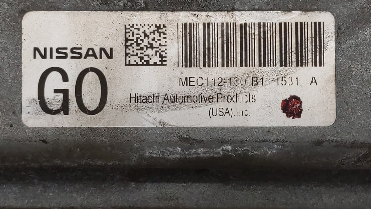 2011-2013 Nissan Altima PCM Engine Computer ECU ECM PCU OEM P/N:MEC114-100 MEC112-130 B1 Fits 2011 2012 2013 OEM Used Auto Parts - Oemusedautoparts1.com