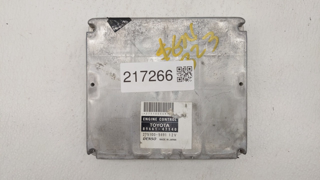 2006-2008 Toyota Prius PCM Engine Computer ECU ECM PCU OEM P/N:89981-47211 89661-47161 Fits 2006 2007 2008 OEM Used Auto Parts - Oemusedautoparts1.com