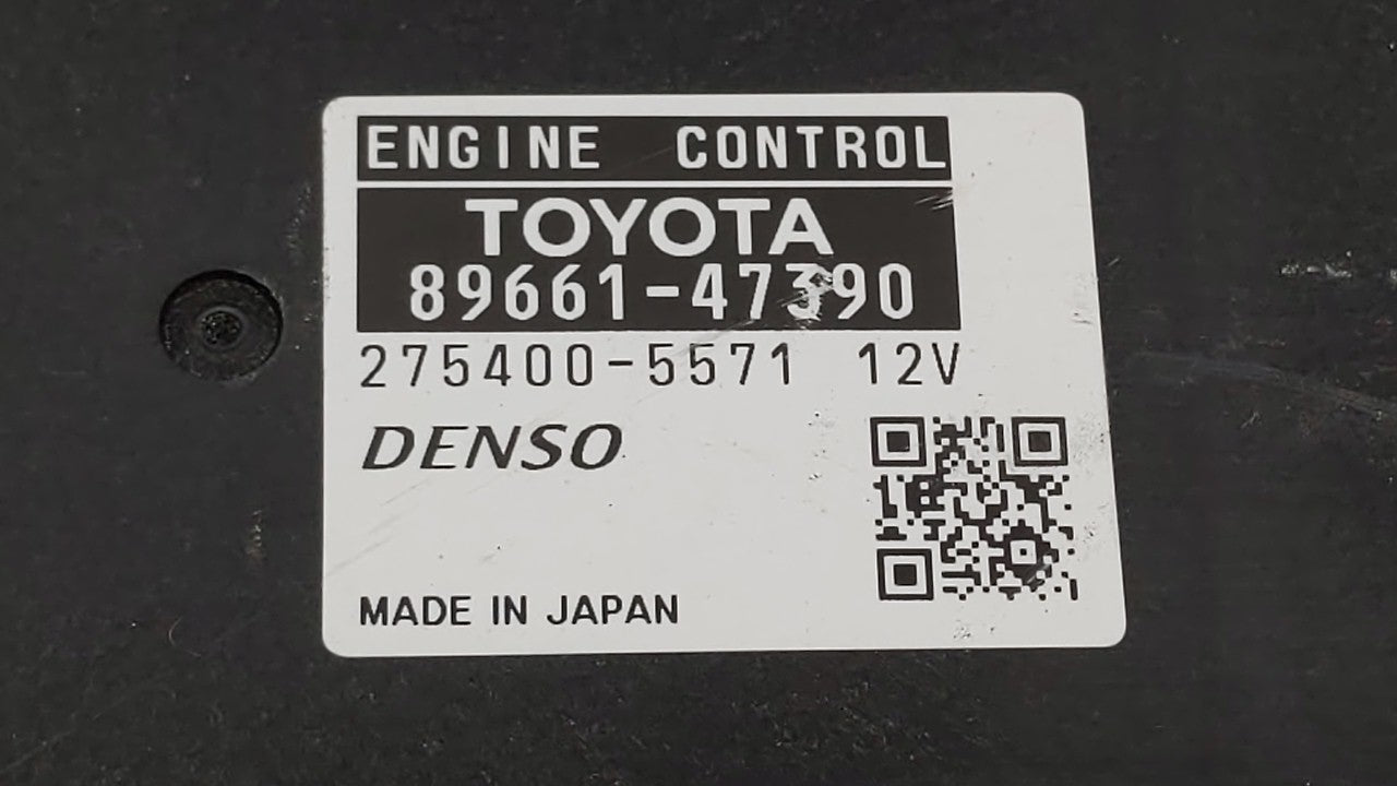 2011 Toyota Prius PCM Engine Computer ECU ECM PCU OEM P/N:89661-47390 89681-47211 Fits OEM Used Auto Parts - Oemusedautoparts1.com