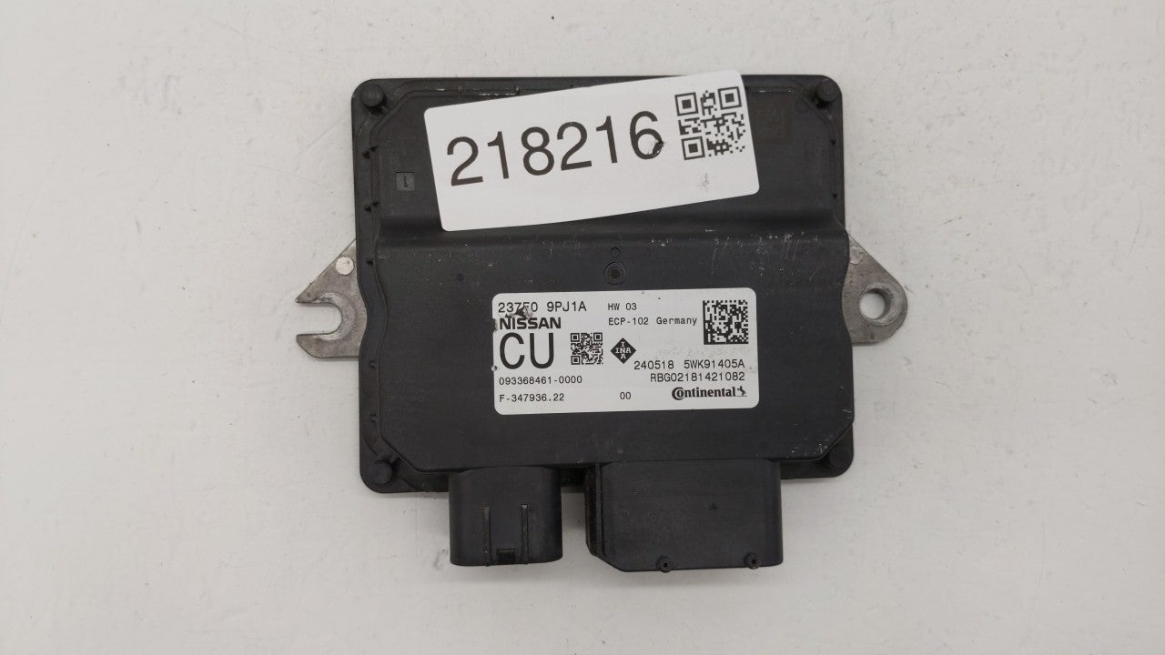 2018 Infiniti Qx60 PCM Engine Computer ECU ECM PCU OEM P/N:23750 9PJ1A 237F0 9PJ0A Fits OEM Used Auto Parts - Oemusedautoparts1.com