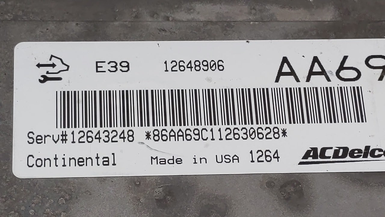 2012-2012 Chevrolet Equinox Engine Computer Ecu Pcm Ecm Pcu Oem 218231 - Oemusedautoparts1.com