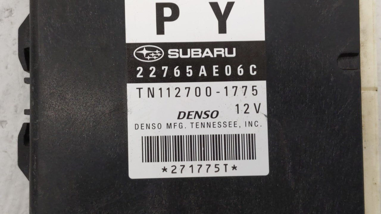 2013-2014 Subaru Legacy PCM Engine Computer ECU ECM PCU OEM P/N:22765AE06C 22765AE06D Fits 2013 2014 OEM Used Auto Parts - Oemusedautoparts1.com