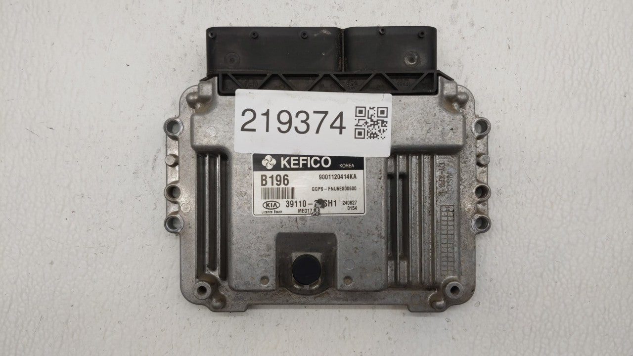 2015 Kia Soul PCM Engine Computer ECU ECM PCU OEM P/N:39101-2BSH1 39110-2BSH1 Fits OEM Used Auto Parts - Oemusedautoparts1.com