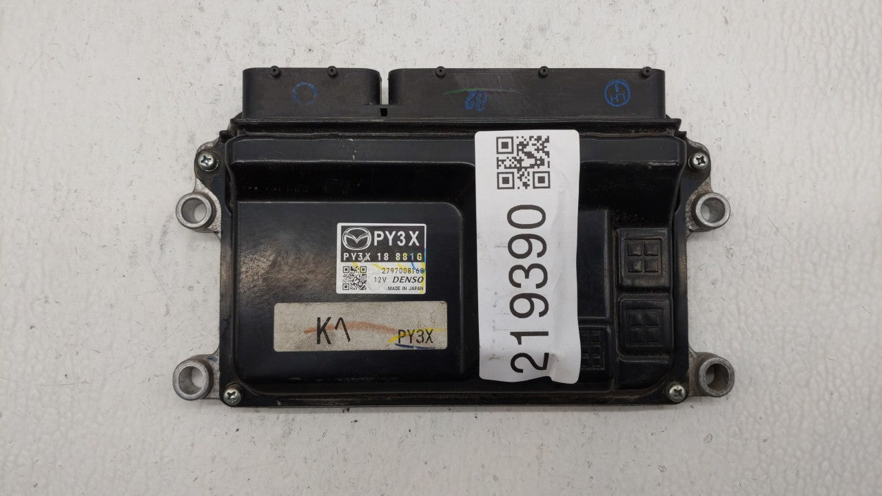 2014 Mazda Cx-5 PCM Engine Computer ECU ECM PCU OEM P/N:PY3W 18 881C PY2V 18 881F Fits OEM Used Auto Parts - Oemusedautoparts1.com