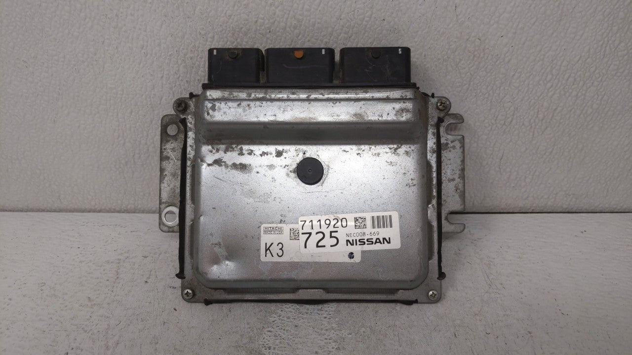 2014-2017 Nissan Rogue PCM Engine Computer ECU ECM PCU OEM P/N:771920-725 NEC008-669 Fits 2014 2015 2016 2017 OEM Used Auto Parts - Oemusedautoparts1.com