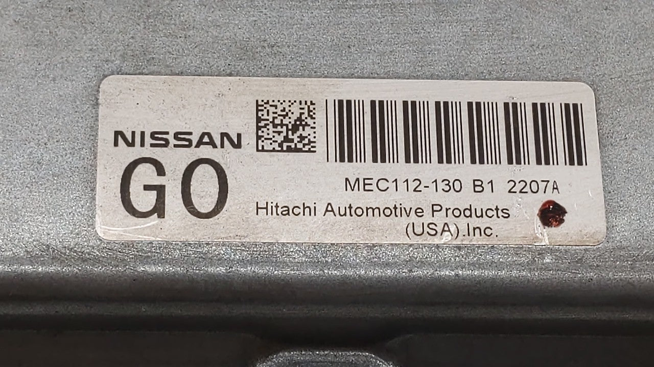 2011-2013 Nissan Altima PCM Engine Computer ECU ECM PCU OEM P/N:MEC114-100 MEC112-130 B1 Fits 2011 2012 2013 OEM Used Auto Parts - Oemusedautoparts1.com