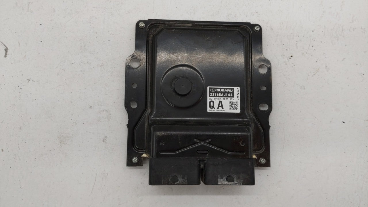 2016 Subaru Legacy PCM Engine Computer ECU ECM PCU OEM P/N:22765AJ14A Fits OEM Used Auto Parts - Oemusedautoparts1.com