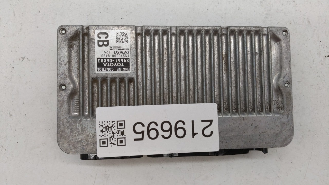 2012-2014 Toyota Camry PCM Engine Computer ECU ECM PCU OEM P/N:89661-06K63 89661-06K84 Fits 2012 2013 2014 OEM Used Auto Parts - Oemusedautoparts1.com