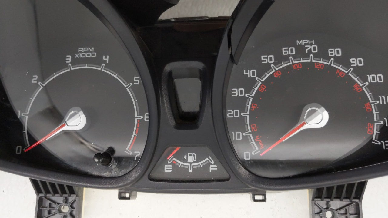 2011 Ford Fiesta Instrument Cluster Speedometer Gauges P/N:AE8T-10849-EA AE8T-10849-EB Fits OEM Used Auto Parts - Oemusedautoparts1.com