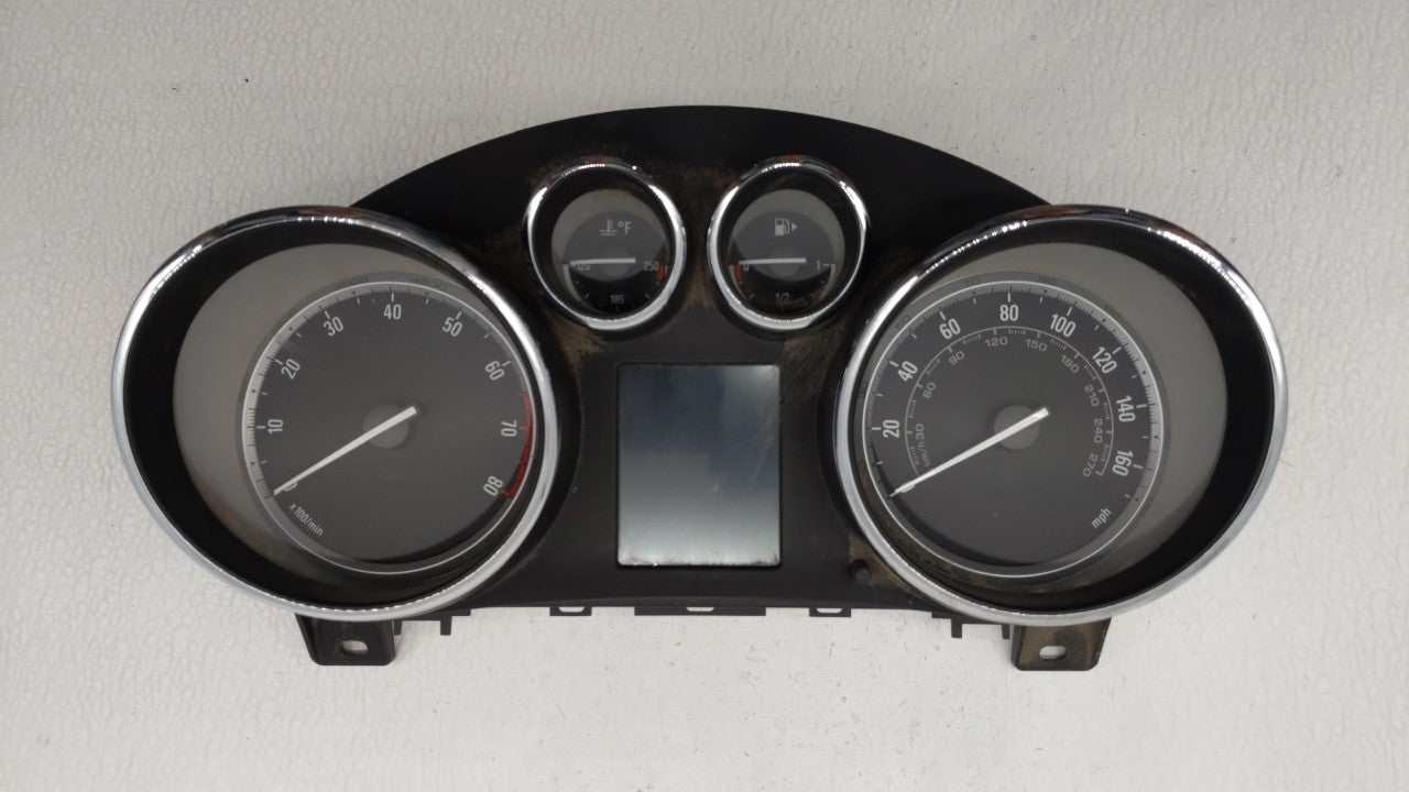 2013 Buick Verano Instrument Cluster Speedometer Gauges P/N:22978276 Fits OEM Used Auto Parts - Oemusedautoparts1.com