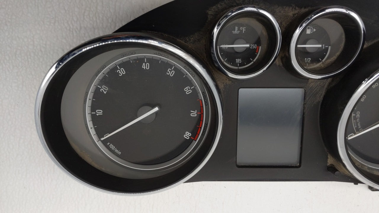 2013 Buick Verano Instrument Cluster Speedometer Gauges P/N:22978276 Fits OEM Used Auto Parts - Oemusedautoparts1.com