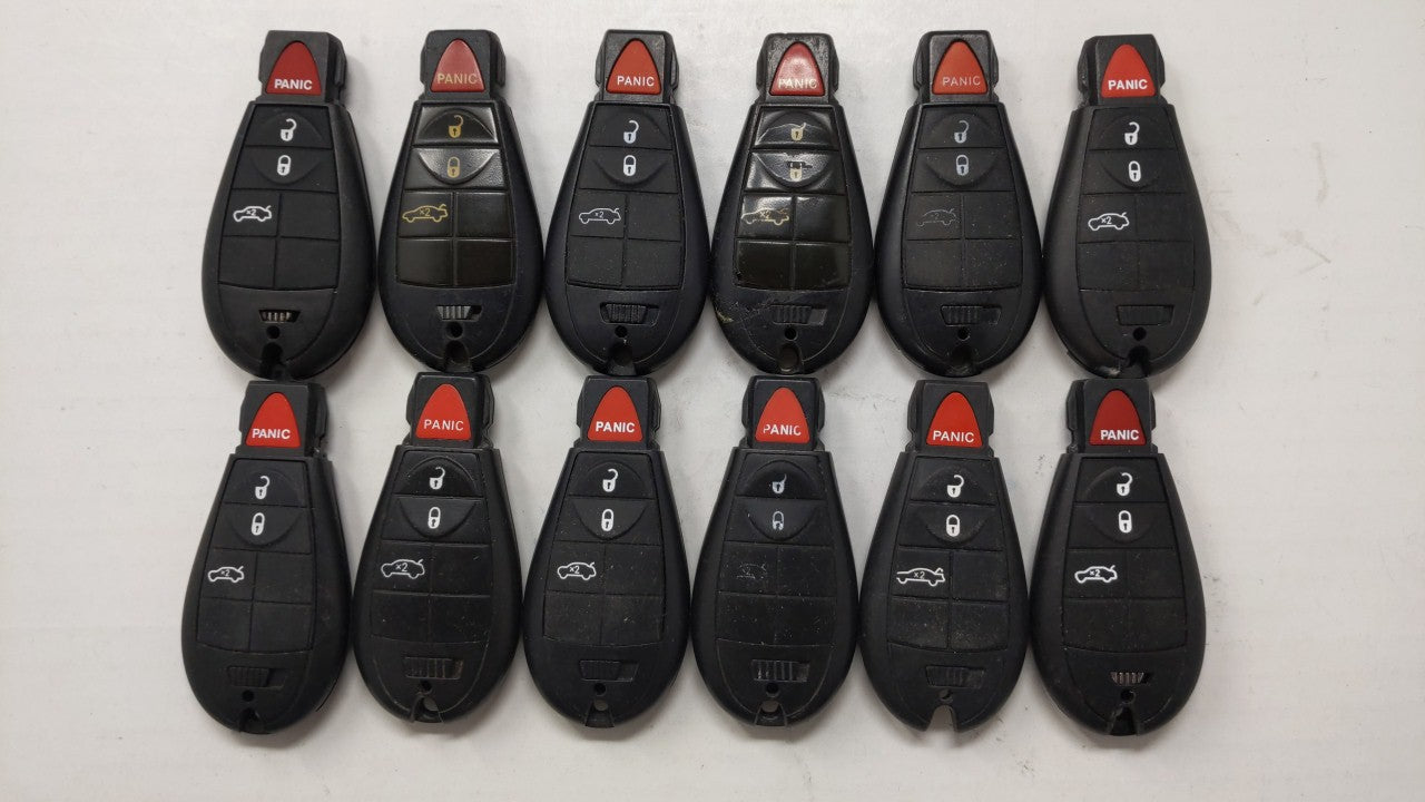 Lot of 12 Aftermarket Keyless Entry Remote Fob MIXED FCC IDS MIXED PART - Oemusedautoparts1.com
