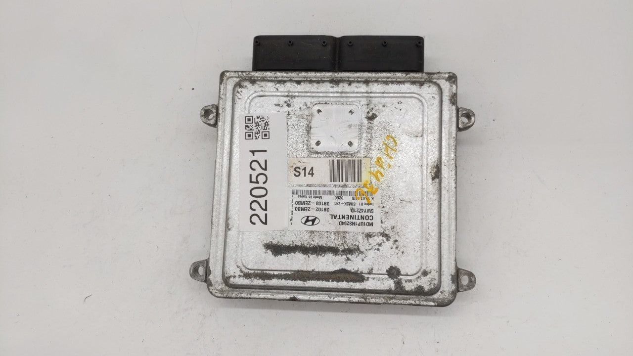 2011 Hyundai Elantra PCM Engine Computer ECU ECM PCU OEM P/N:39102-2EMB0 39103-2EMB0 Fits OEM Used Auto Parts - Oemusedautoparts1.com