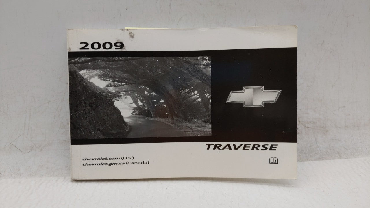 2009 Chevrolet Traverse Owners Manual Book Guide OEM Used Auto Parts - Oemusedautoparts1.com