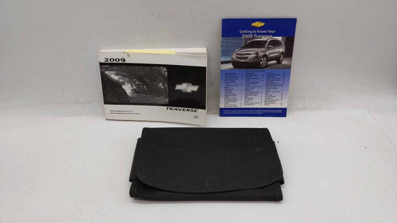 2009 Chevrolet Traverse Owners Manual Book Guide OEM Used Auto Parts - Oemusedautoparts1.com