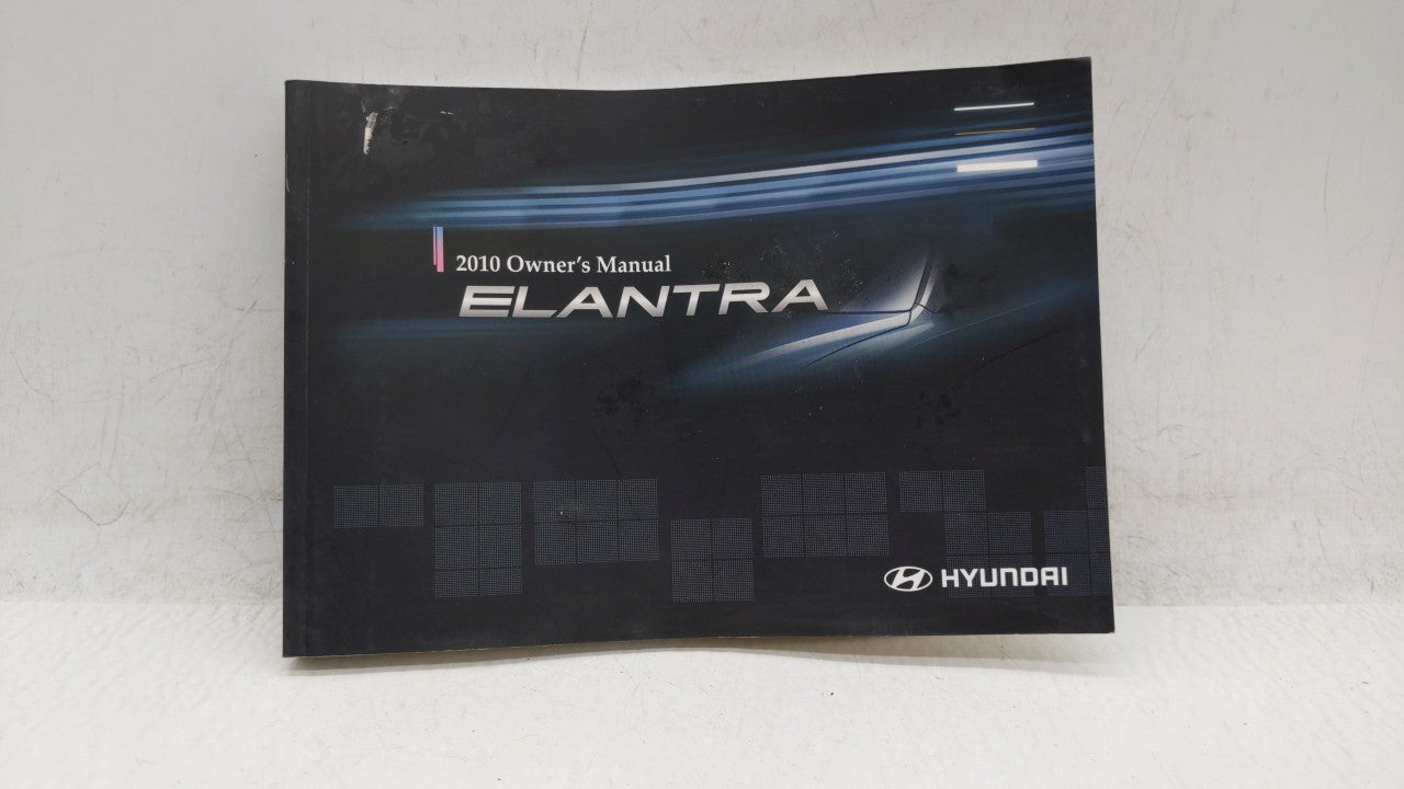 2010 Hyundai Elantra Owners Manual Book Guide OEM Used Auto Parts - Oemusedautoparts1.com