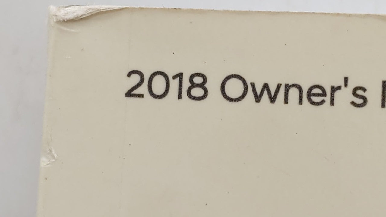 2018 Hyundai Sonata Owners Manual Book Guide OEM Used Auto Parts - Oemusedautoparts1.com