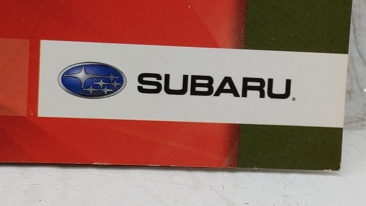2010 Subaru Legacy Owners Manual Book Guide OEM Used Auto Parts - Oemusedautoparts1.com
