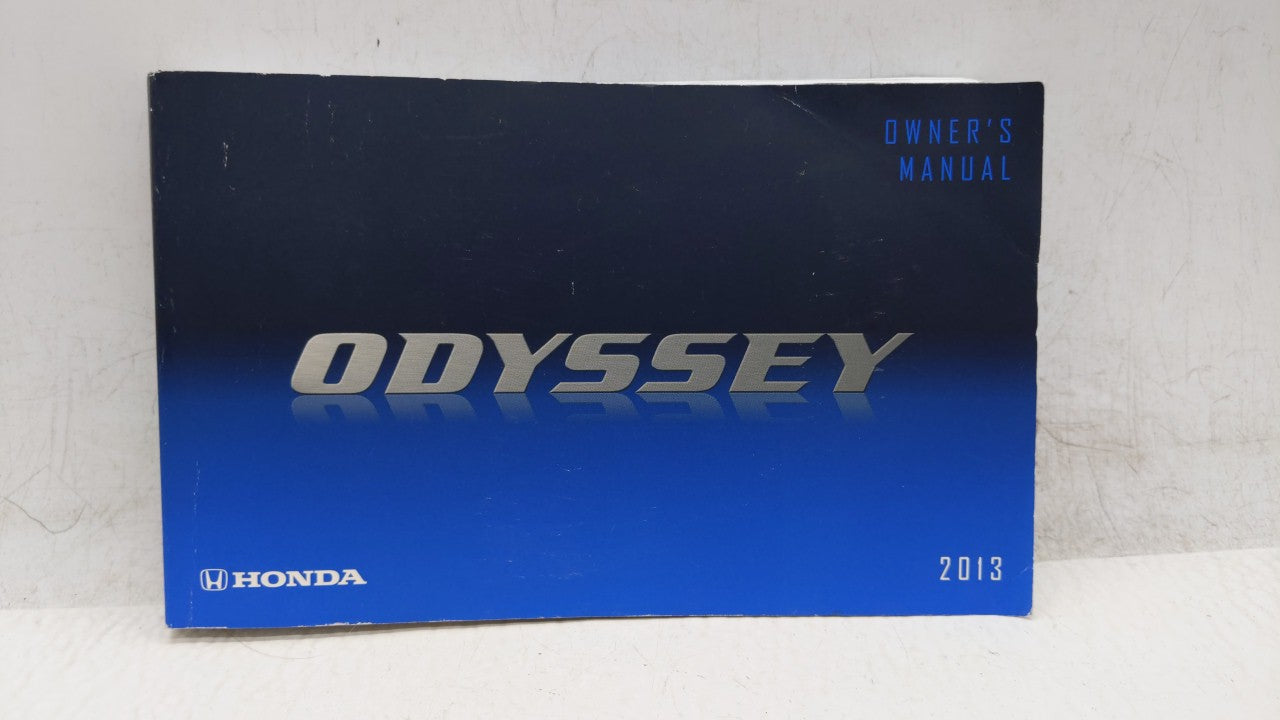 2013 Honda Odyssey Owners Manual Book Guide OEM Used Auto Parts - Oemusedautoparts1.com