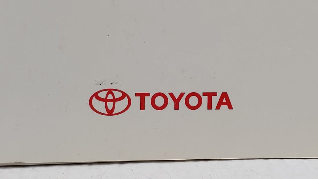 2009 Toyota Camry Owners Manual Book Guide OEM Used Auto Parts - Oemusedautoparts1.com